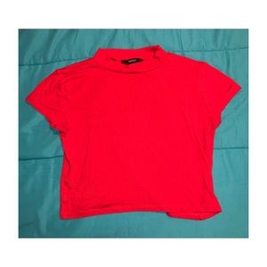 Red Crop Top